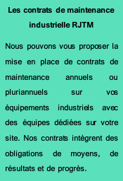 contrat de maintenance industrielle